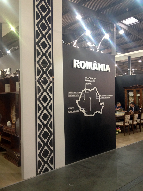 Collective stand of Romania